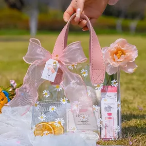 1 BUAH Tas Tangan Daisy Tas Hadiah Pernikahan Nikmat Kotak Permen Eid Mubarak Hadiah Permen Portabel Keranjang Kotak Kecil Tas Kemasan Perhiasan 10 kotak lebaran terlaris - №