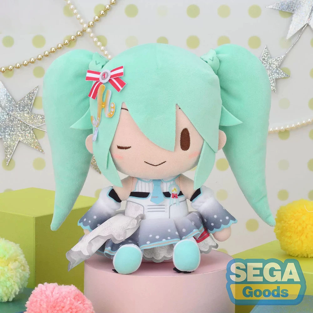 Original SEGA Hatsune Miku Project Sekai: Colorful Stage! feat Hatsune Miku M Plush Doll 25CM Kawaii Anime Model Collectible Toy