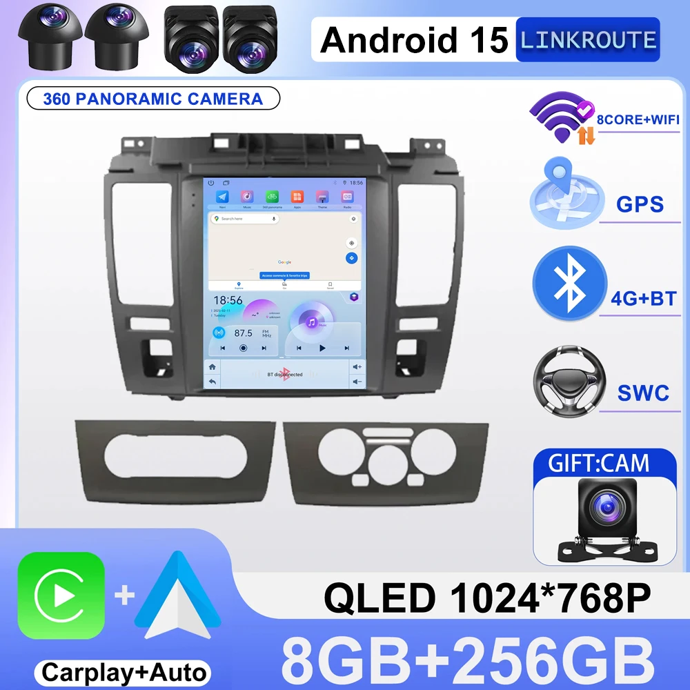 Car Radio Stereo For Nissan Tiida Versa 2004 2005 - 2013 Tesla Style 9.7 Inch Auto Multimedia Player GPS NO 2Din DVD