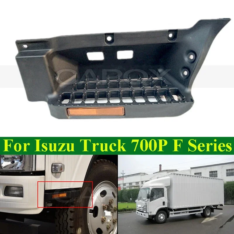 

CAPQX Side Step Pedals Under Door For Isuzu Truck 700P F Series FSR FTR FVR Black Plastic Replacement Door Step