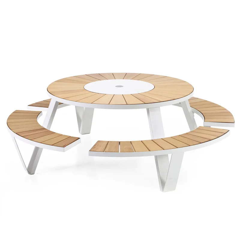 

Outdoor leisure tables and chairs, one-piece furniture, waterproof and sunscreen