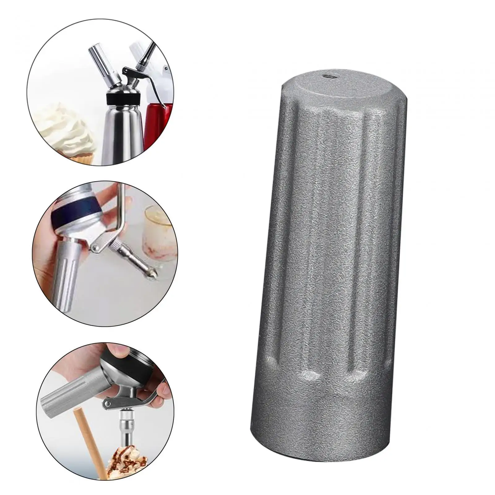 Whipped Cream Dispenser Parts Durable Replacement Aluminum Cartridge Holder