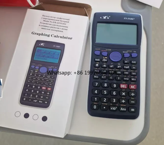 

Calculator Graphing Calculator with Rechargeable Battery School Physics Laboratory Teaching Instrument