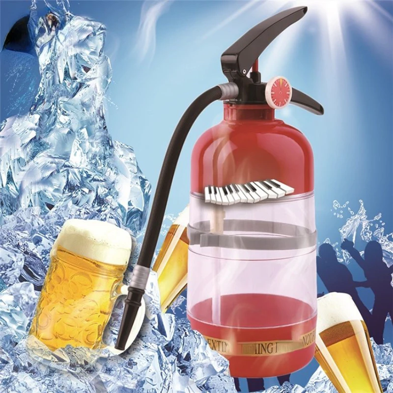 Hot sale new 2L beverage juice beer dispenser machine beer tower in the shape of Fire Extinguisher for bar club party in stock