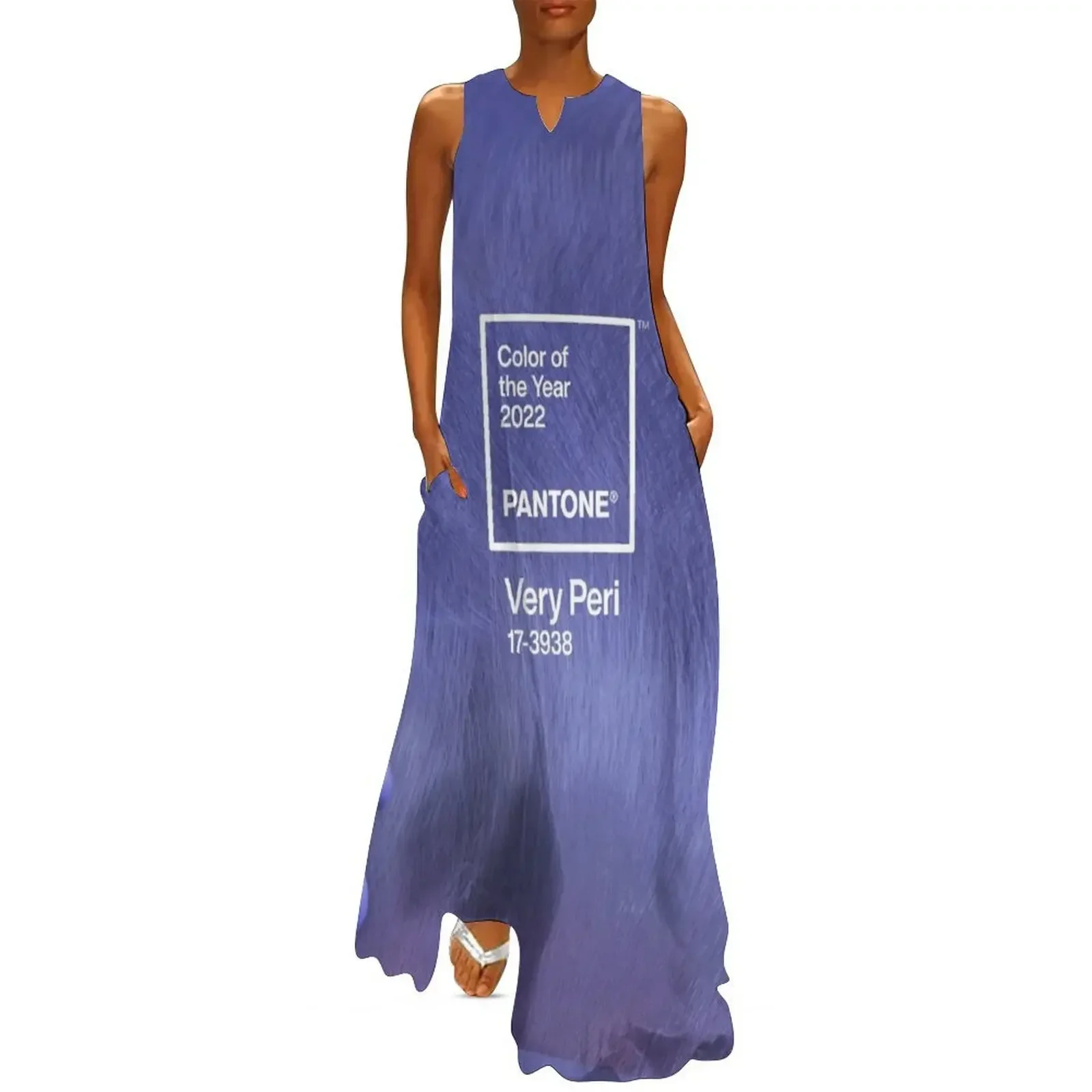 

Very Peri - Pantone 2022 Color of the Year Long Dress prom dresses Woman clothes Party dresses Dress