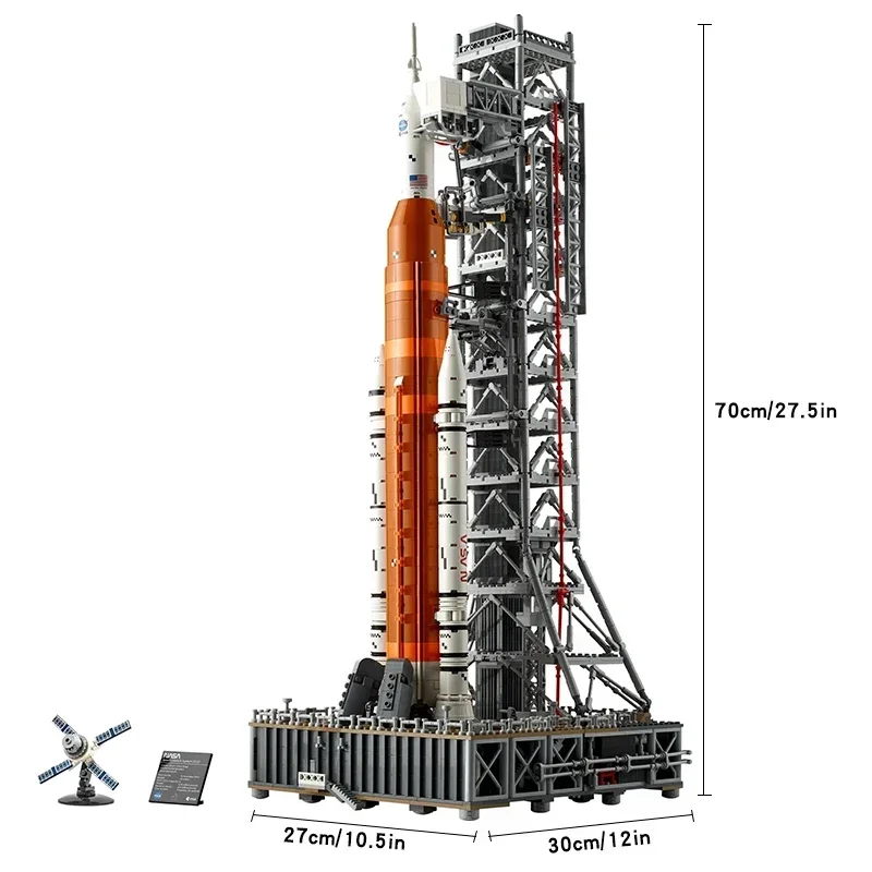 Bloques de construcción de lanzadera espacial para niños, juguete de ladrillos para armar nave Super lanzadera espacial, ideal para regalo de Navidad y acción de gracias, código 3601, compatible con 10341 piezas