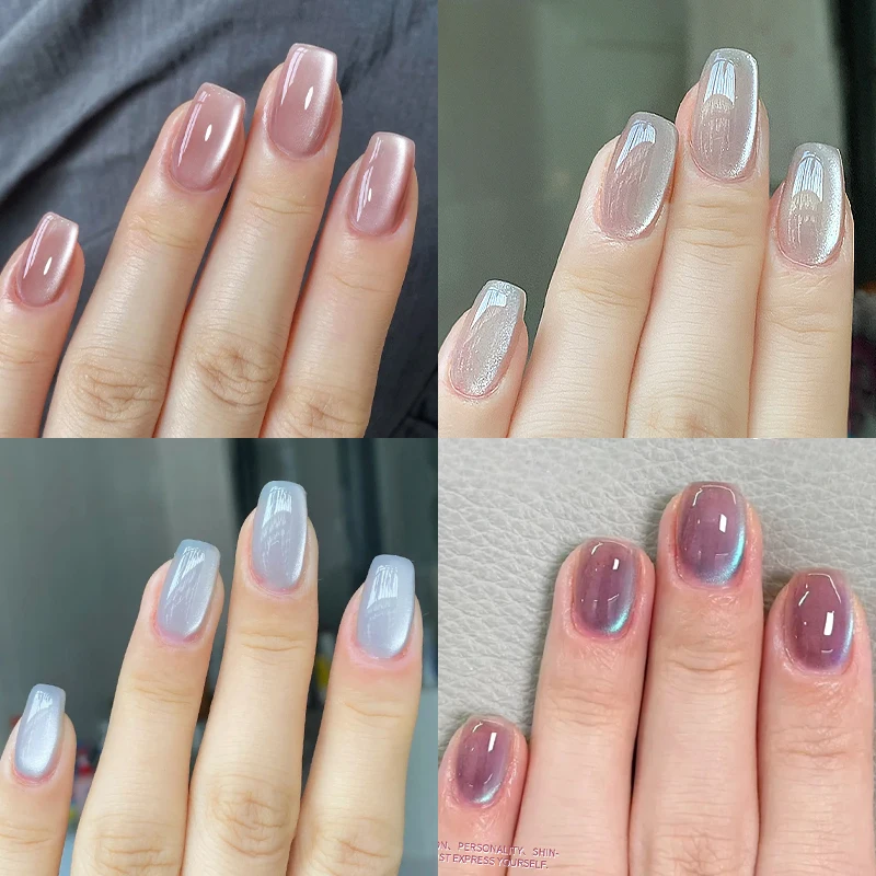 BORN PRETTY 10 ミリリットル猫磁気ジェルネイルポリッシュグリッター効果半永久ソークオフ UV ジェルワニスマニキュアネイルアートサロン