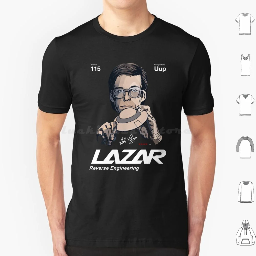 Lazar Area 51 Premium T Shirt Big Size 100% Cotton Skunk Works Skunk Pseudonym Lockheed Advanced Development Projects P38