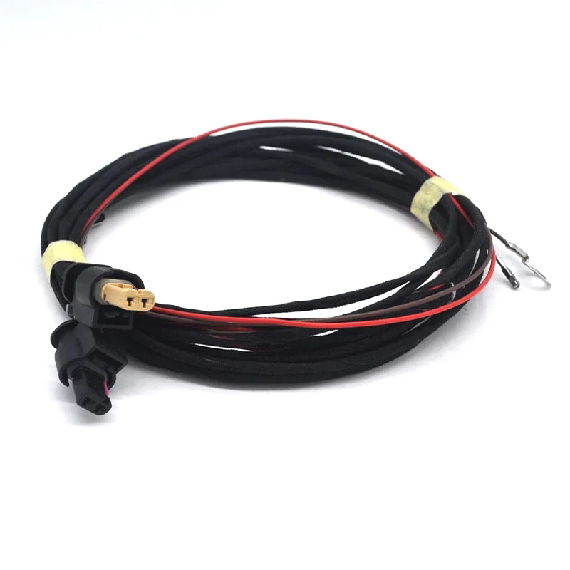 Front led grill emblem light cable adaptor splitter harness For passat b8 mqb