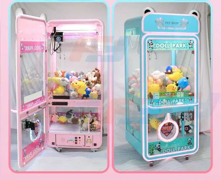 Maquina De Garra De Peluches Crane Machine Toy Doll/lucky Box Crane Claw Machine Custom Plush Crane Claw Machine