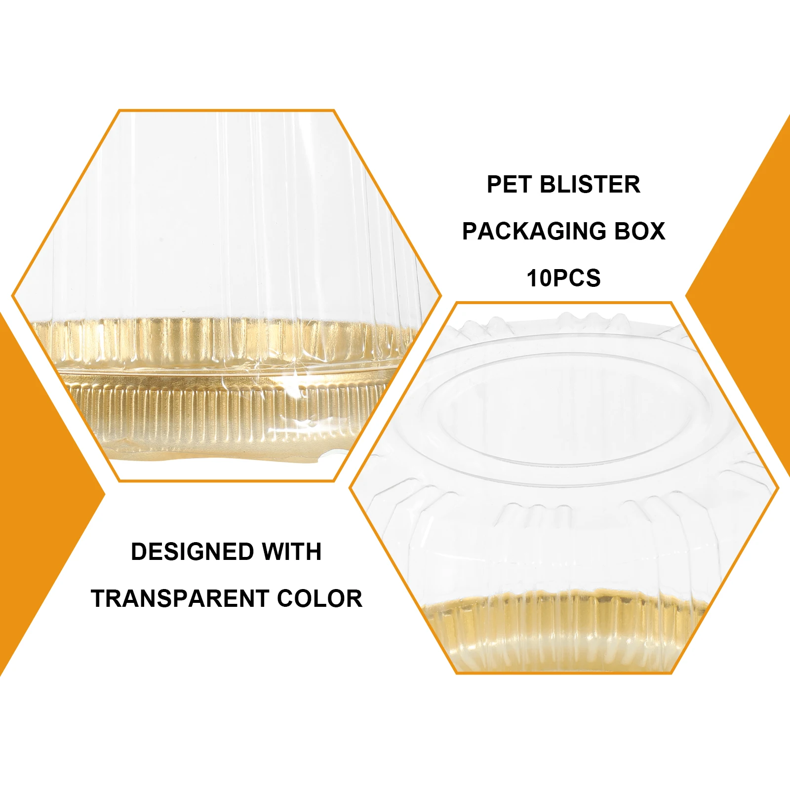 

10 Pcs Cake Containers Cheese Storage Box Cheesecake Plastic with Lids Shipping Travel Portable