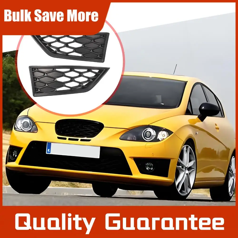 

Side Front Bumper Lower Bezel Grille Front Side Grill Covers Front Fog Light Grill Cover for SEAT Leon Pre-Facelift 2012-2017
