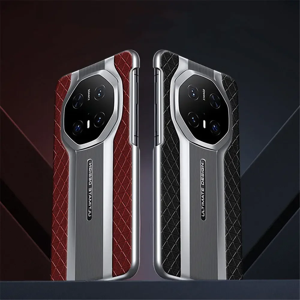 Slanke premium natuurlijke koeienhuid lederen tas voor Huawei Mate 70 60RS Business Cover