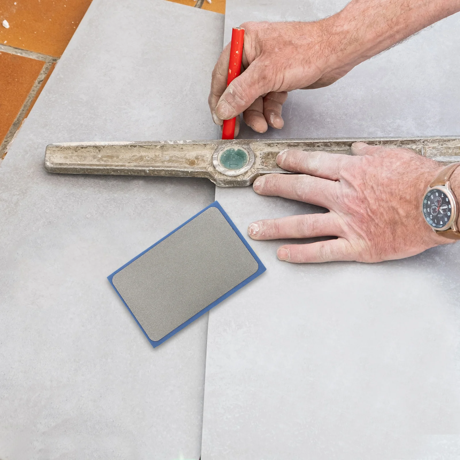 Almofadas de polimento manual de diamante, espuma macia para azulejo, mármore, concreto, bloco de lixa, kit de pedra, almofada de lixa, kit de pedra polonesa