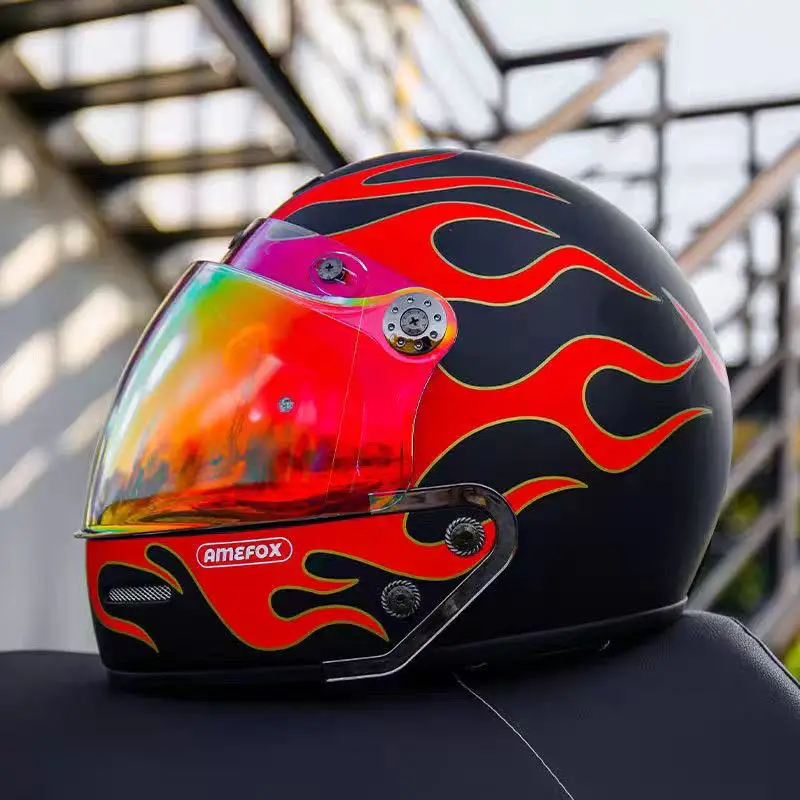 

Keaz Высококачественный мотоциклетный шлем с открытым лицом Casco Мотоциклетный шлем для мотокросса Rascos Para Motos Многофункциональная комбинация