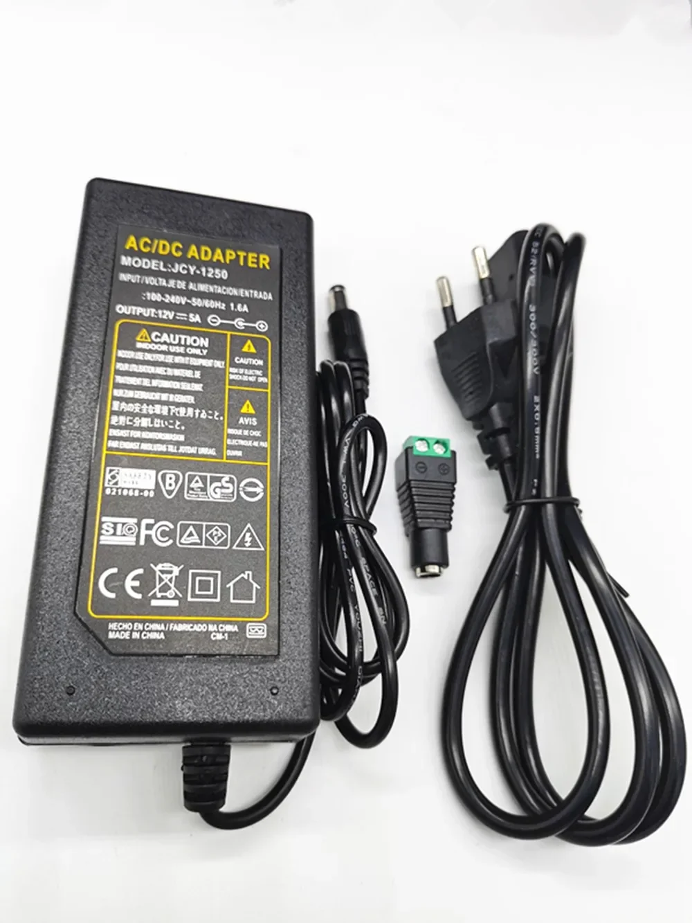 12V5A LED Drive AC 100V-240V 12V 5A 60W LED Strip Lighting Transformers Power Adapter Power Supply For Lmax LED 5050 2835