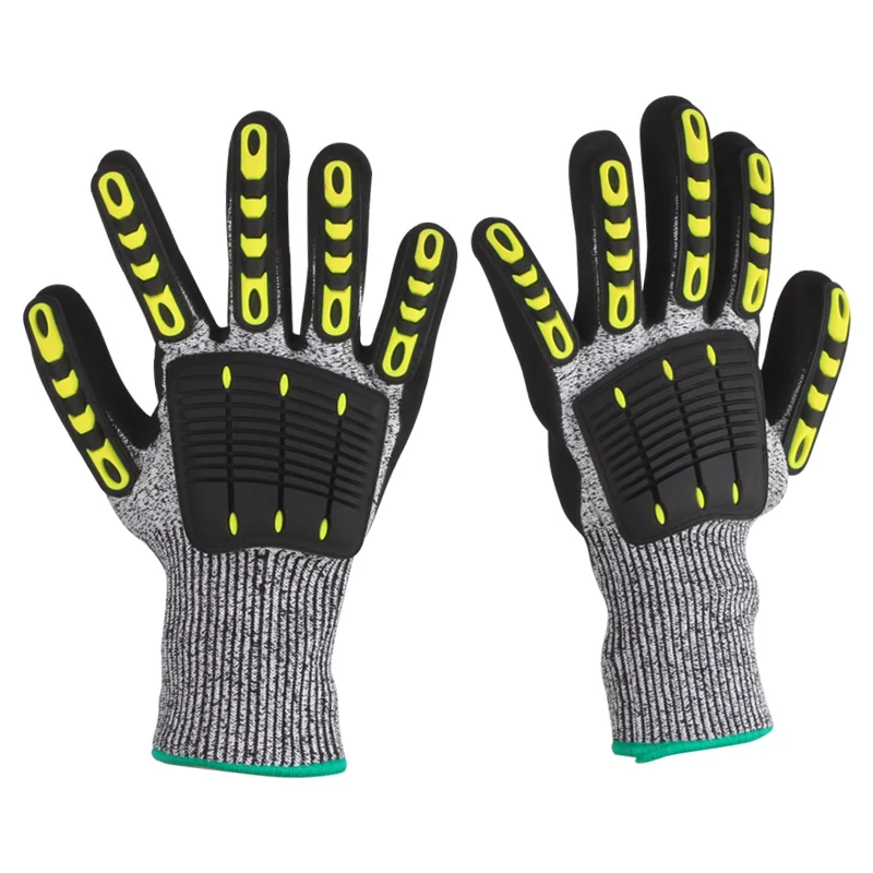 CK Tech. Heat Resistant Gloves Anti-cutting Kitchen Protection High Temperature Resistance Oven Mitts Men's Work