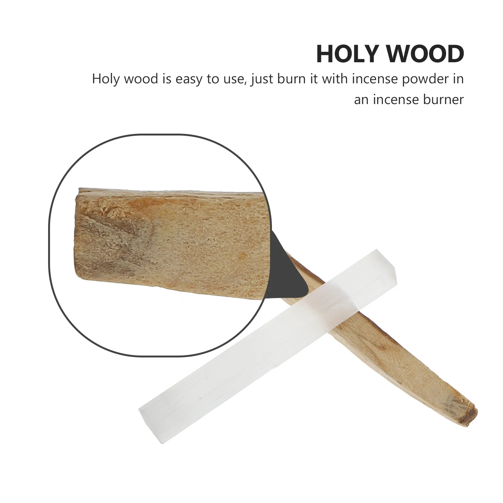 

1Set Natural Wood Incense Stick for Aromatherapy Meditation Room Purifying Healing Spiritual Cleansing Smudging Stick Burner Use