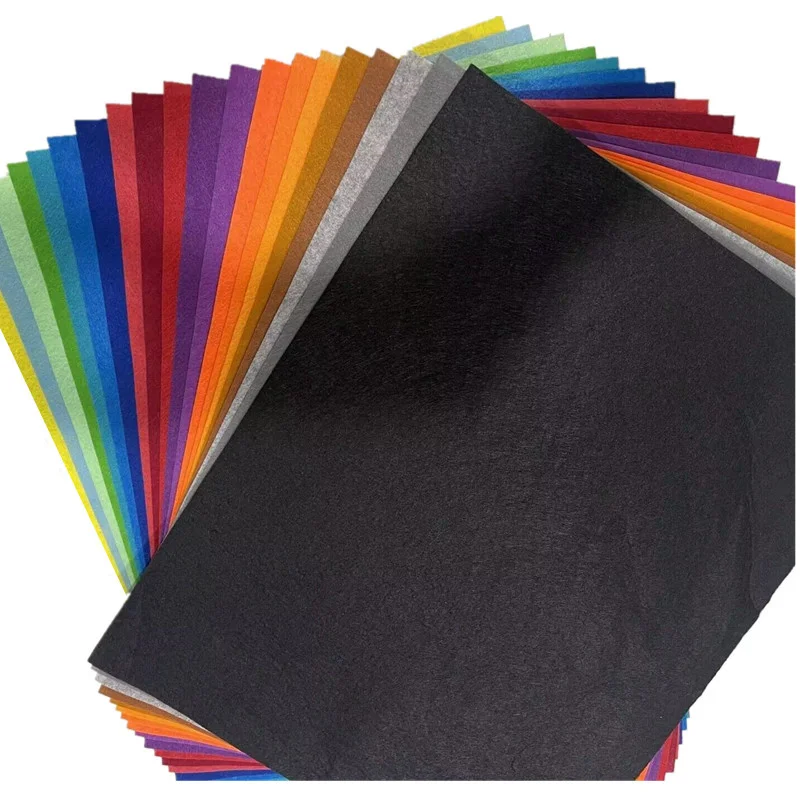 40Pcs 20*30cm Craft Felt Fabric Sheet Approx 12*8 inch Per Sheet Non woven Fabric Cloth For Sewing Handmade Patchwork Needlework