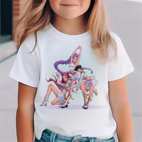 Fashion Movie Kids T-shirt KPop Demon Hunters Funny Gift for Fans Tshirt K-Pop Demon Hunters Clothes Cool Girls Tee Top