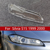 New Car Headlight Cover Transparent Lens Headlamp Shell Replace Original Lampshade For Nissan Silvia S15 1999 2000