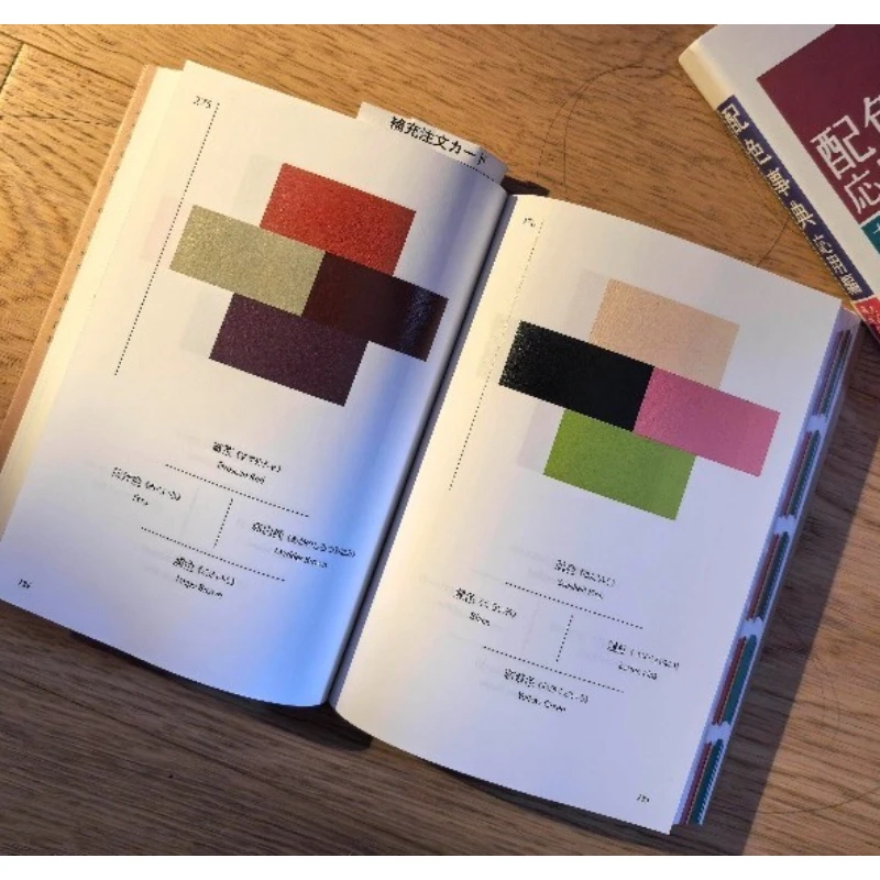 Colour Dictionary Applications Taisho Showa Era Color Manual Notebook CMYK Color Art Book Drawing Reference Book Latest Second