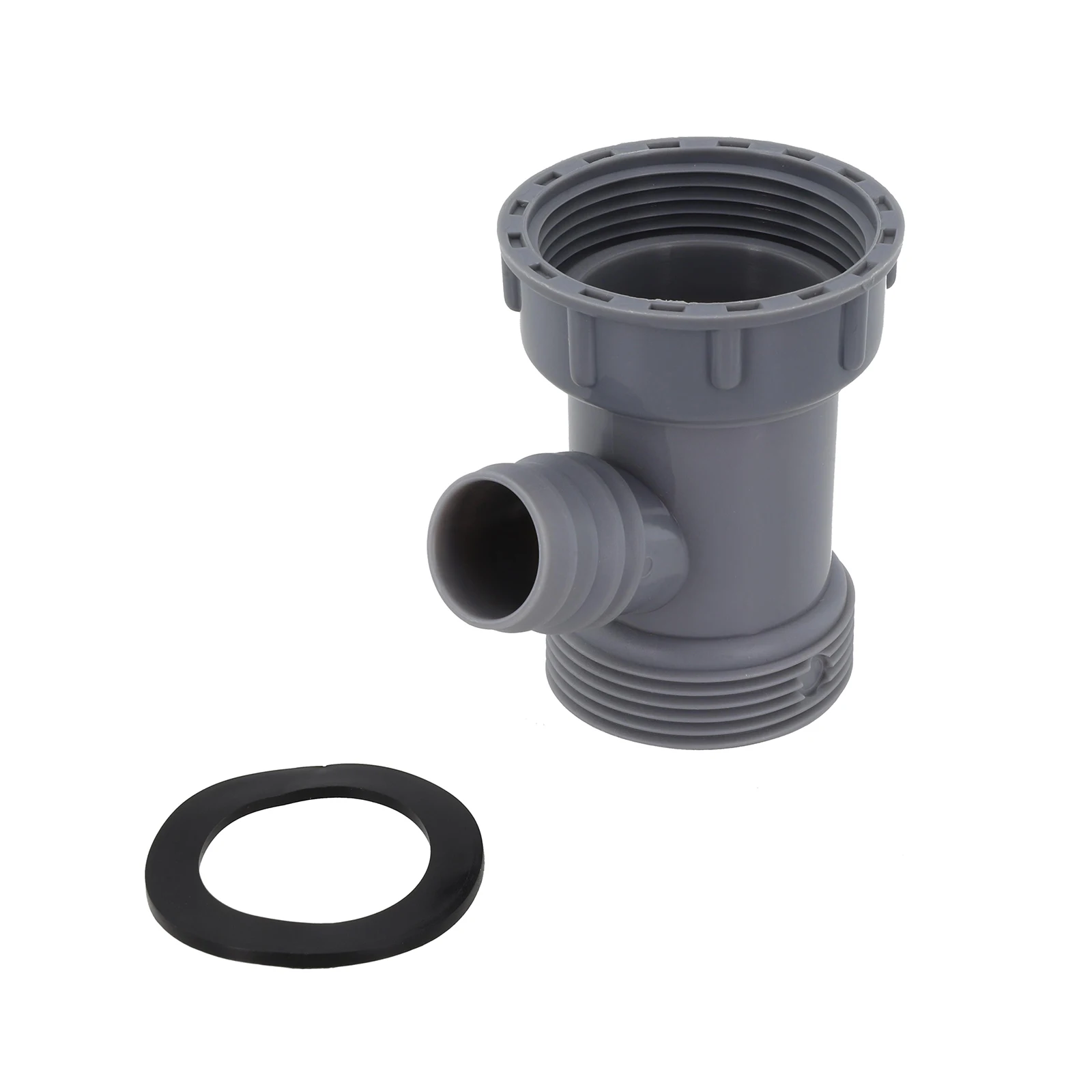 External Thread 46 Mm Kitchen Sink Drain Adapter Female Pipe Connector PP Material Construction Time-saving Installation