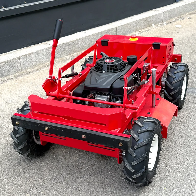 Customized Diesel Engine Remote Control Flail Lawn Mower  Professional Robot Lawn Mower For Agriculture And Forestry