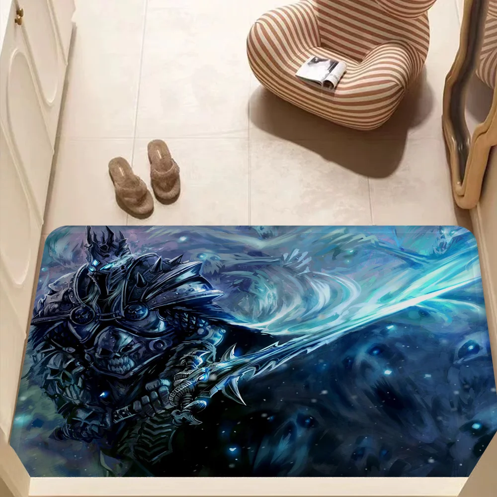 World Of Warcraft Floor Carpet Anti-slip Absorb Water Long Strip Cushion Bedroon Mat Welcome Rug