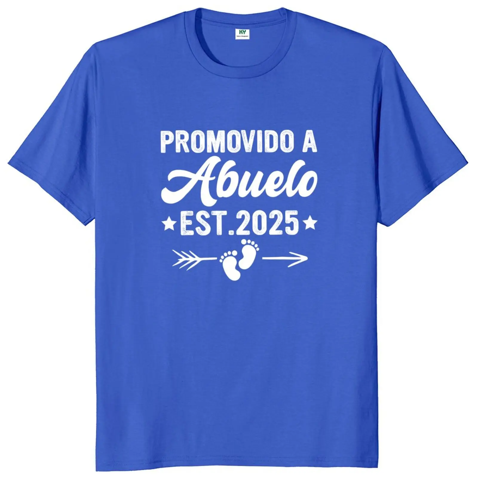 Promoted To Grandfather 2025 T Shirt Spanish Grandpa Abuelo Gift Tee Tops 100% Cotton Soft Casual T-shirt EU Size