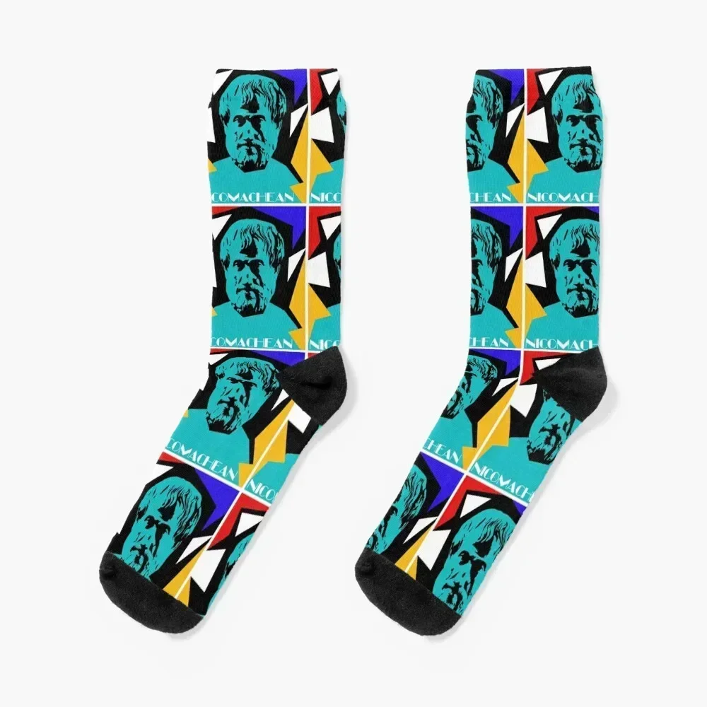 

Aristotle Philosophy Socks Stockings compression fashionable cute Socks For Women Men's