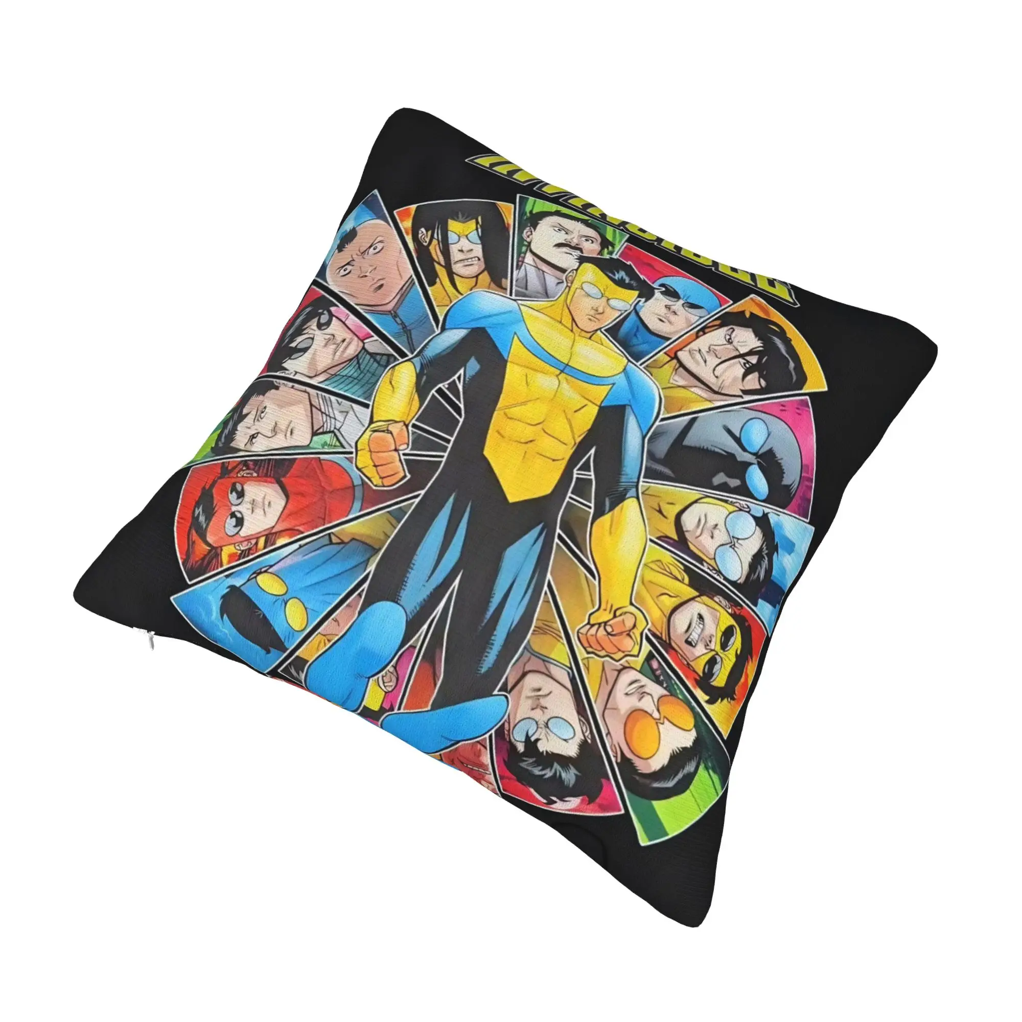 Decorative Pillowcases Invincibles Comic Product Home  Pillow Case Cover Square Multi-Size