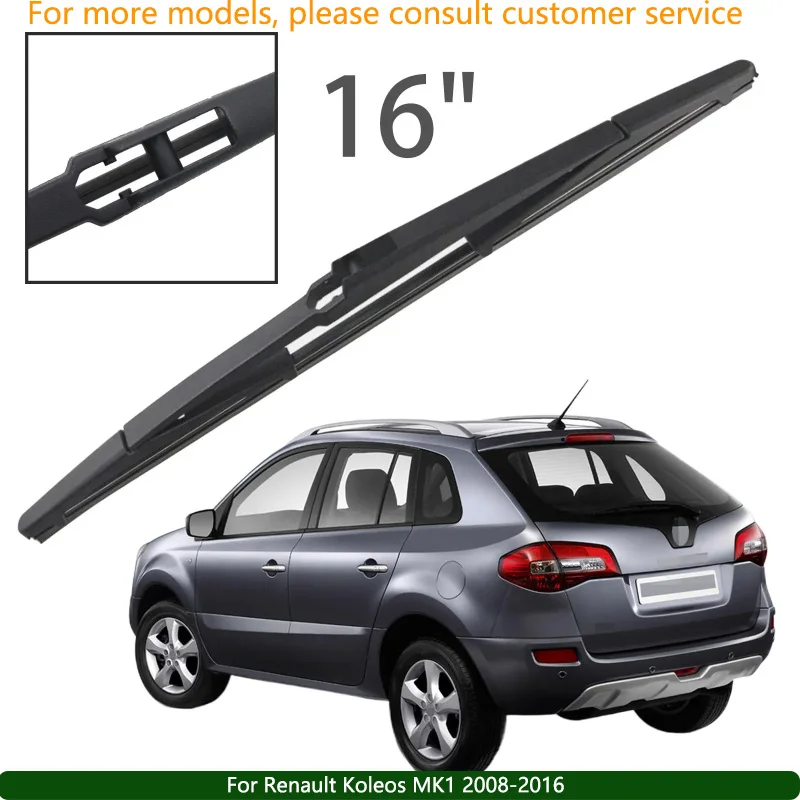 

Для Renault Koleos MK1 2008-2016 автомобильные аксессуары 16 "заднее лобовое стекло омыватель стеклоочистителя