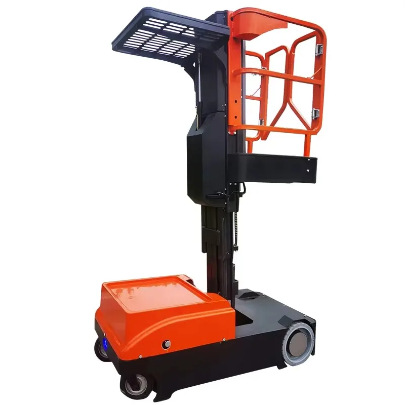 5m 6m Electric Automated Warehouse Material Handling Equipments Self Propelled Order Vertical Lift Shelf Order Picking