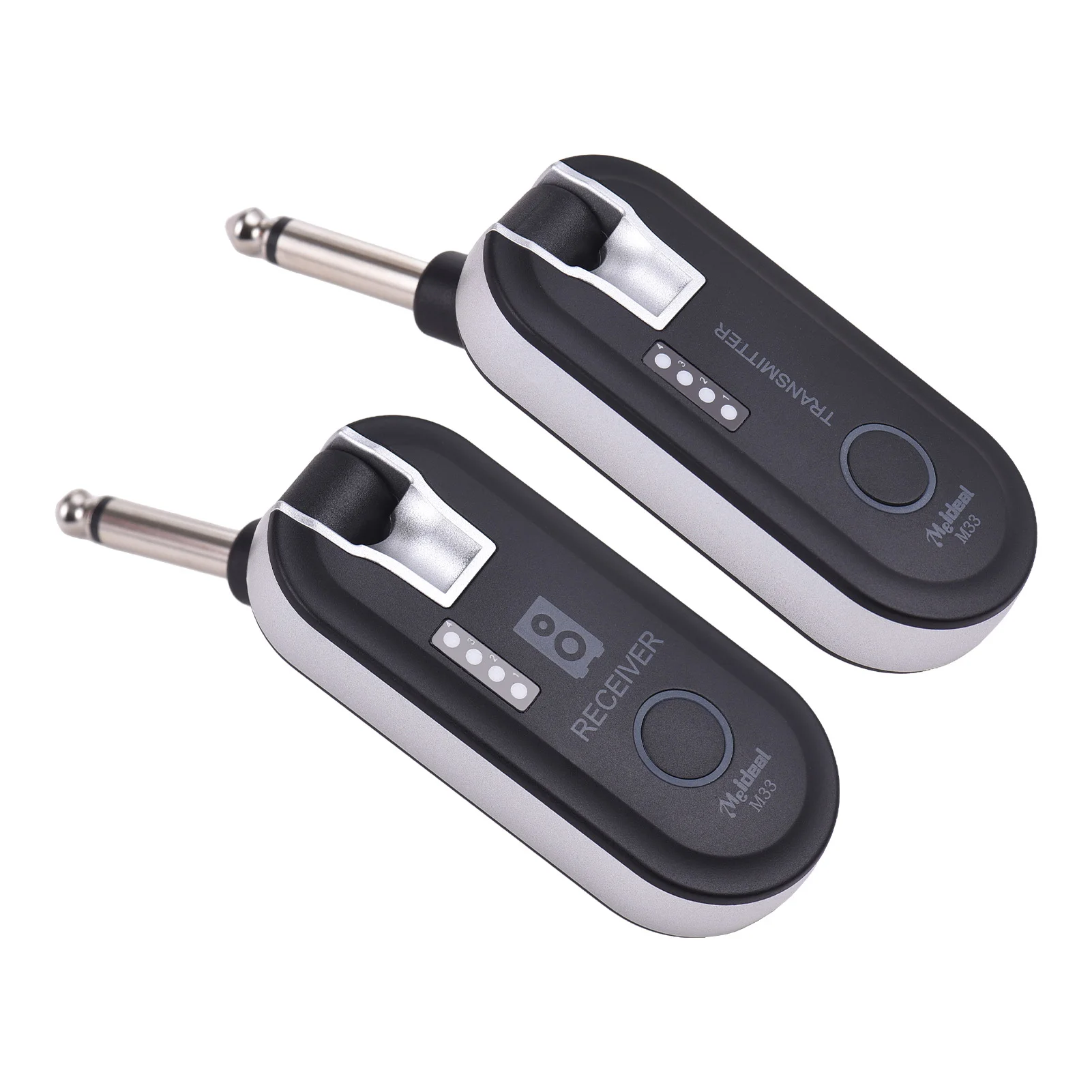 2.4G Wireless Guitar System Rechargeable 230 Degree Rotatable Plug 6.35mm Plug Guitar Transmitter Receiver Set Real-time