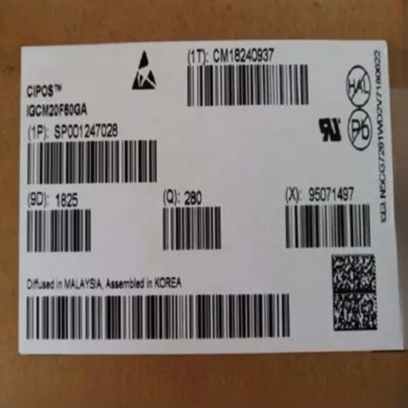 (1pcs) IGCM10F60GA 100% Original In Stock IC: driver; IGBT three-phase bridge,thermistor; PG-MDIP24; 20kHz