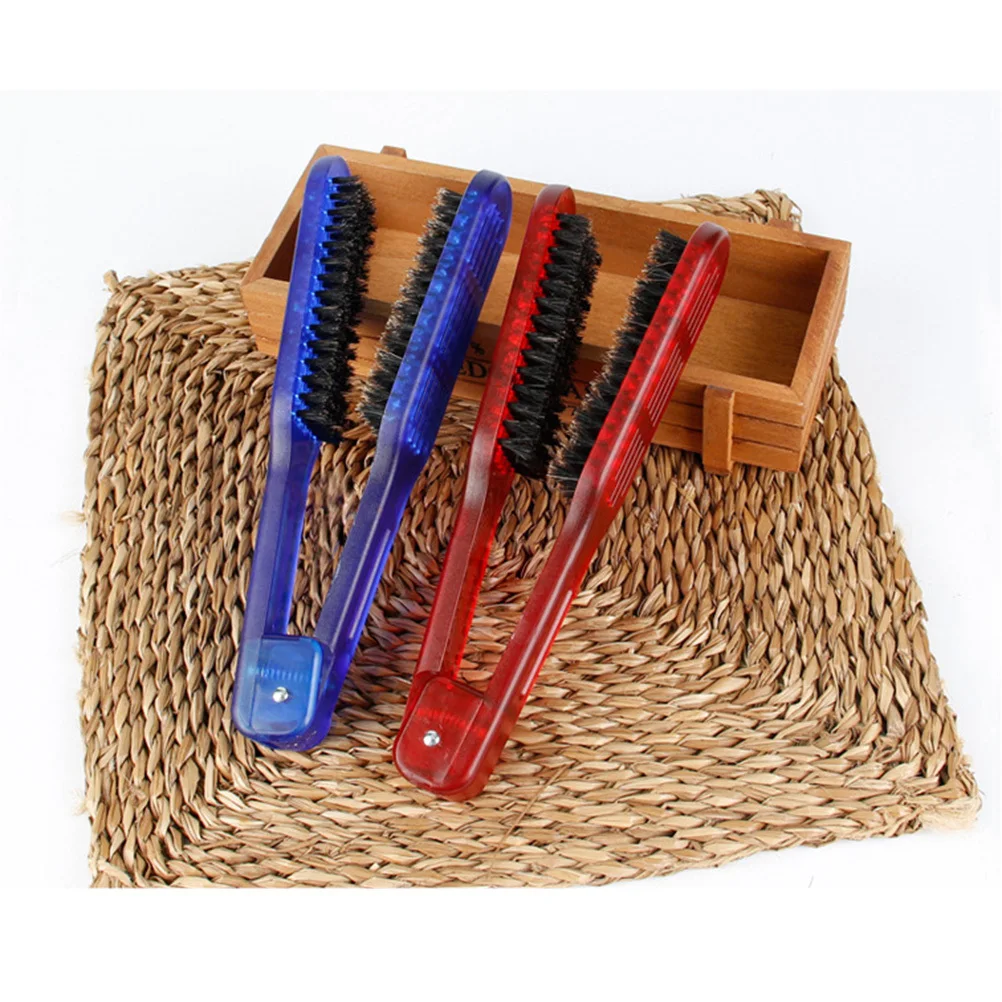 

Women Hair Straightening Comb Red High Temperature Resistance Boar Bristle Double Sided Brush Styling Hair Comb for Women