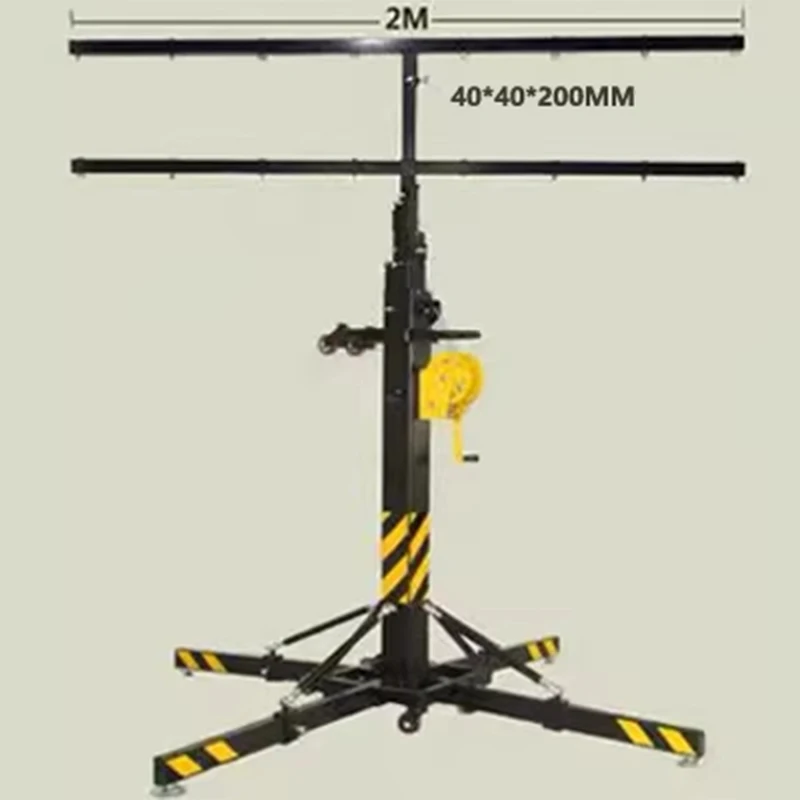 200KG Load-Bearing Lifting Stand, Heavy-Duty Winch, Truss for LED Screens/Stage Lighting/Line Array Speakers, Liftin