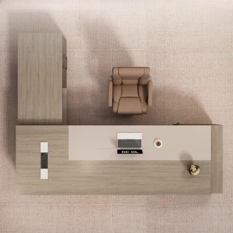 Nordic Office Desks Cheap Home Furniture Storage Drawers L Shape Office Desks Designer Corner Computer Executive Manager modern