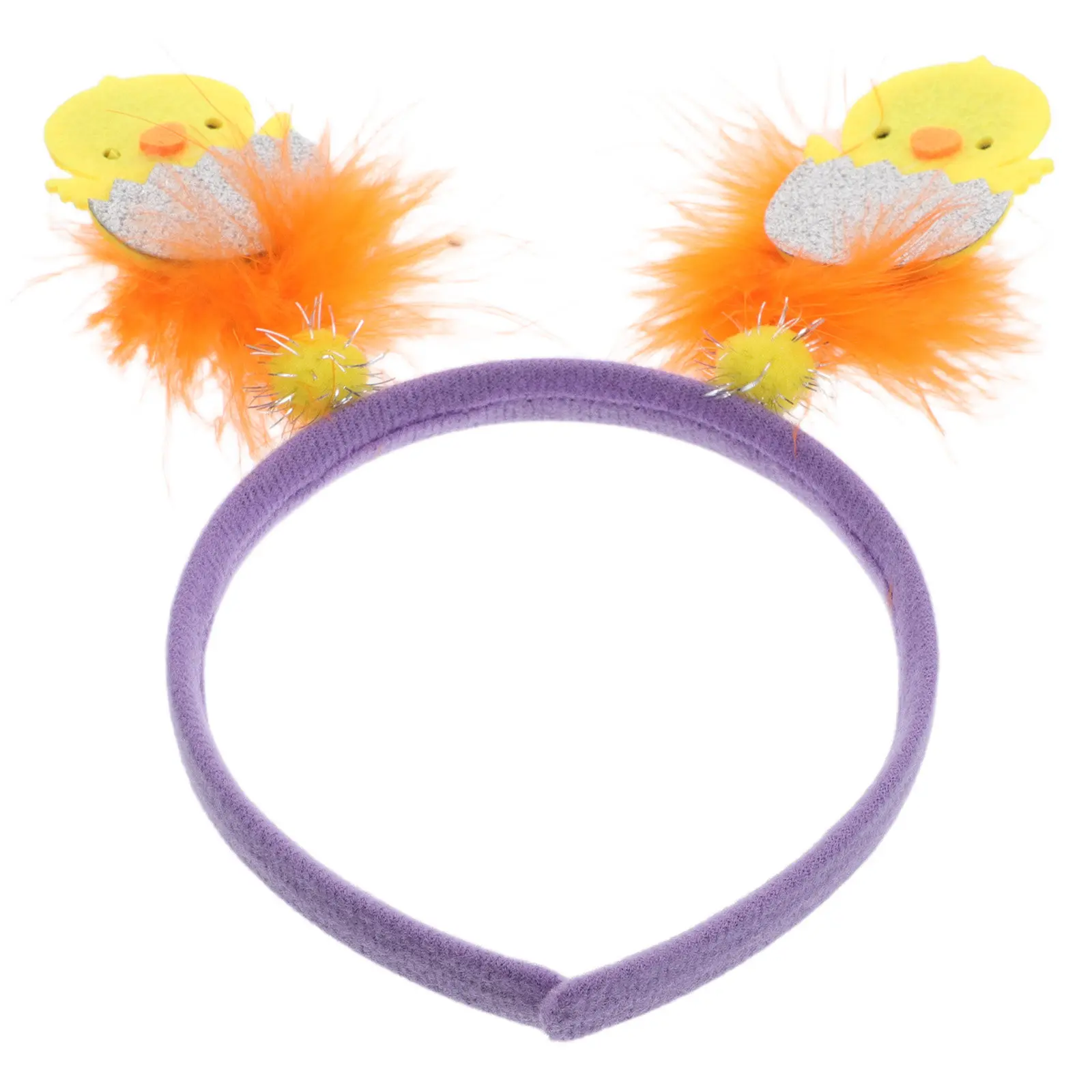 Easter Chick Headdress Hair Boppers Costume Accessories Carnival Headwear Chicken Hairband