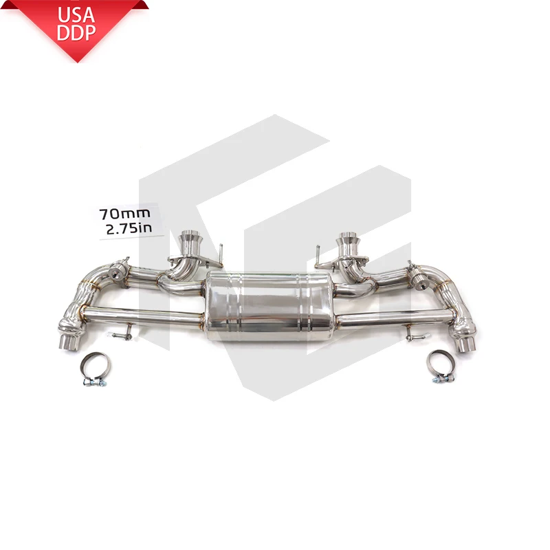 

ING Vacuum Valve SS304 Muffler Catback for Aston Martin Vantage V8 4.7L Engine Race Auto Muffler Exhaust System