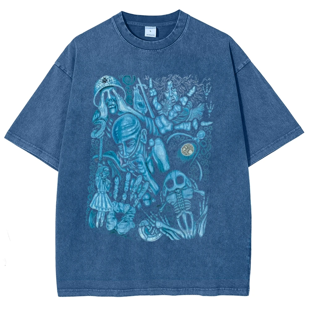 

Летние мужские и женские футболки с короткими рукавами из двухстороннего узора The Legend of The Sword Style — фирменные воины