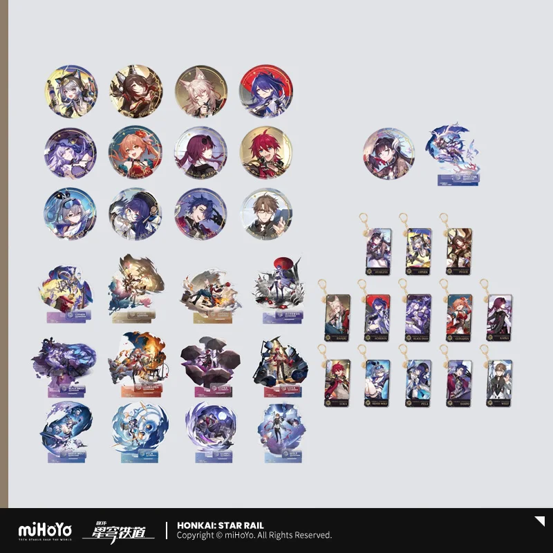 

Официальный товар Sunsyea Honkai Star Rail miHoYo Original Authentic The Nihility Path, акриловая подставка Kafka Acheron Fugue Hysilens