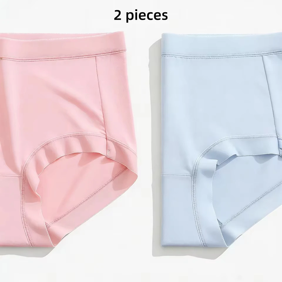 Women's Seamless Briefs 60S Lenzing Modal Ultra Soft Ice Silk Touch Antibacterial Cotton Crotch Breathable Daily Underwear