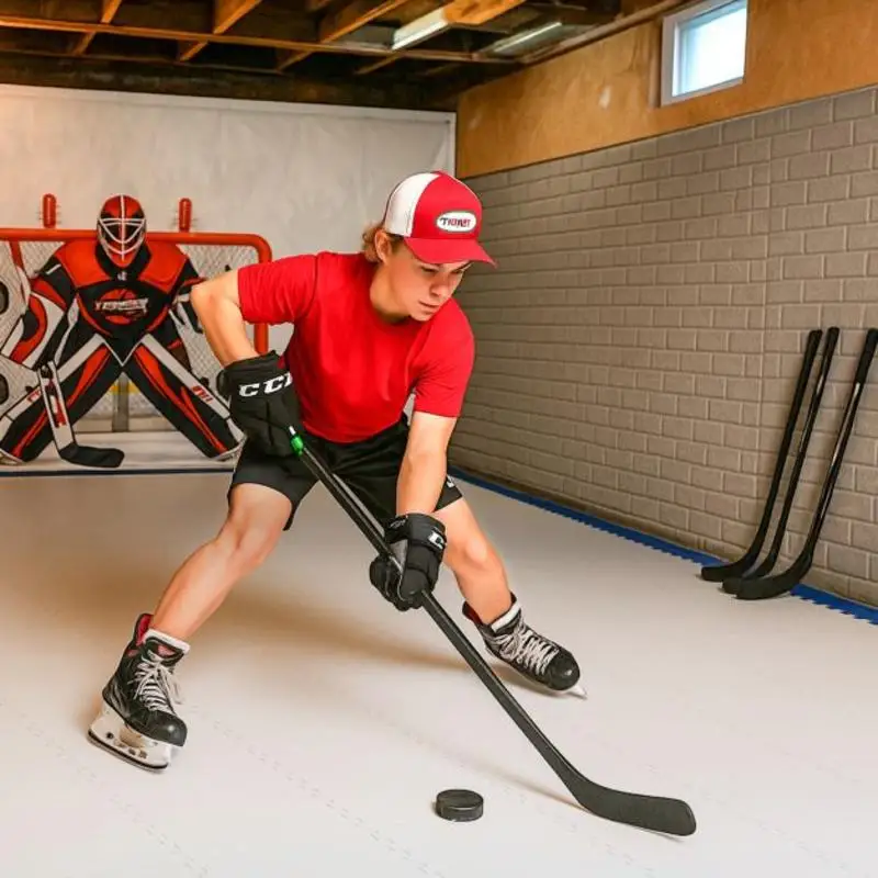 Hockey Flooring Tiles for Training Dryland Synthetic Ice Tiles Hockey Shooting Equipment view 5