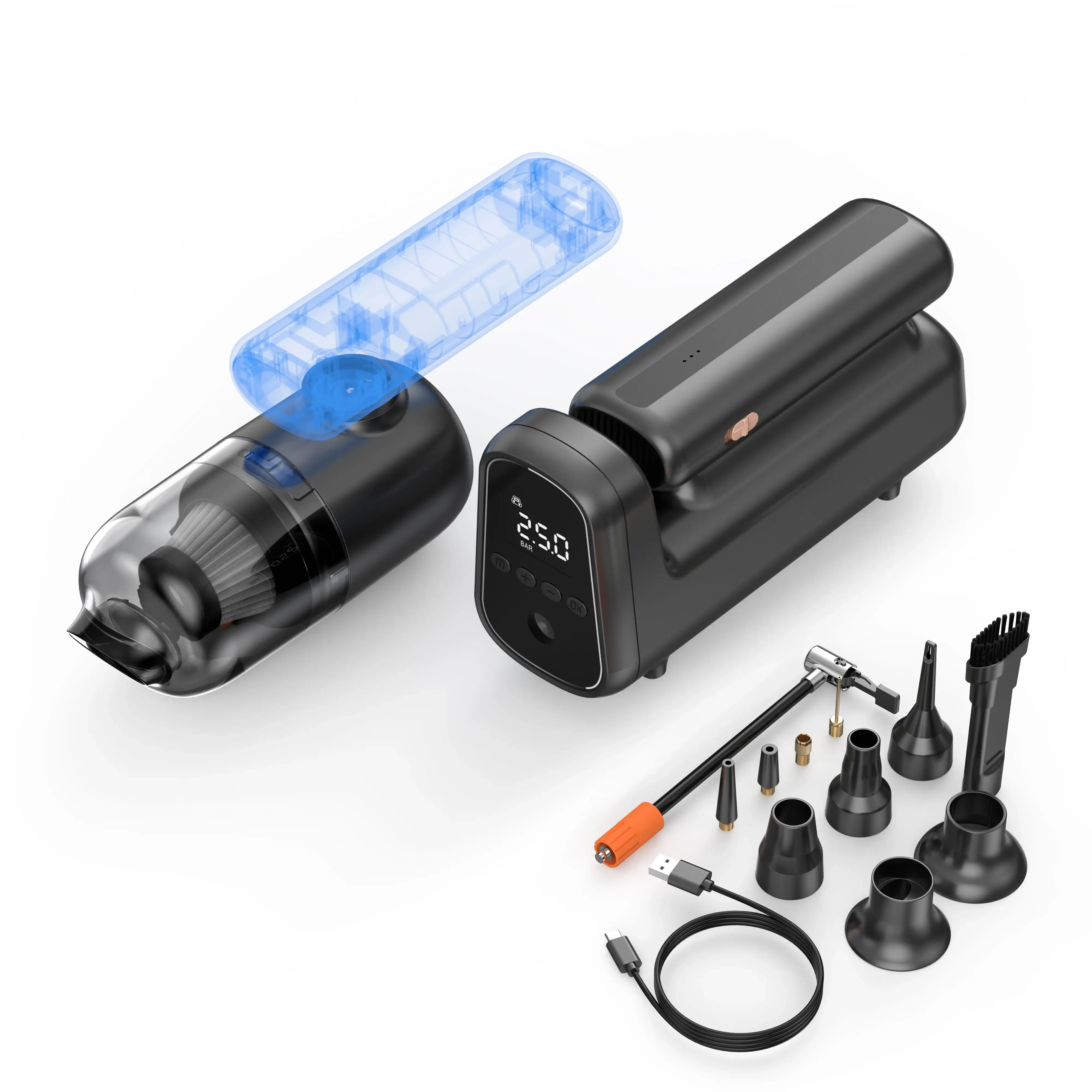 

Wireless 5v Tire Inflator Digital Automatic Tire Inflators Portable Mini Cordless Air Pump Car Air Compressor Tire Inflator