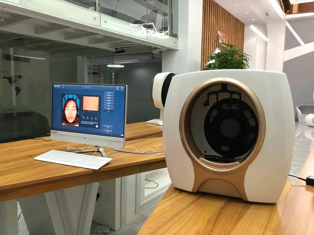 Meicet Portable Facial Skin Evaluation Instrument, Skin Analyzer Machine For Beauty Salon