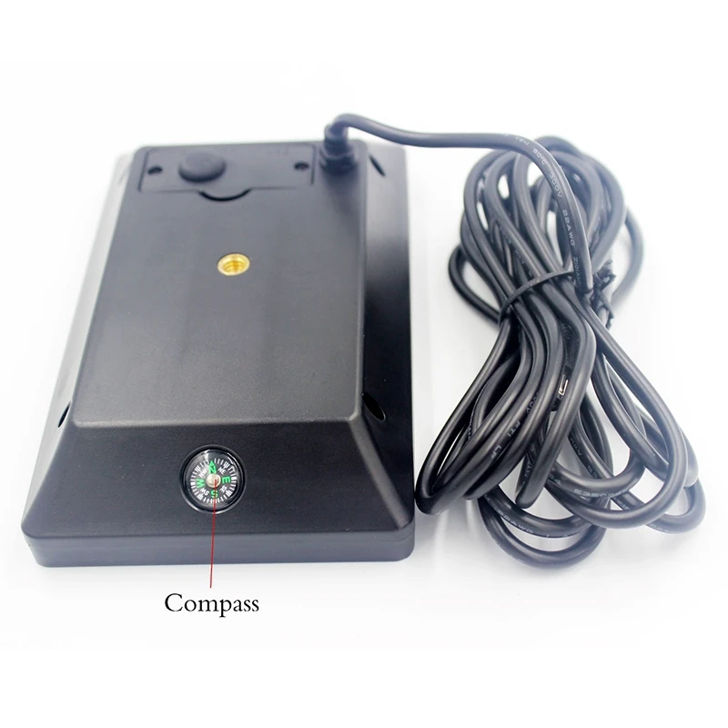 

#778O Outdoor 9V 1800MAh Solar Panel Battery Charger for Suntek HC300 HC350 HC550 HC700 HC800 S990 S880 680 S80M (Black)