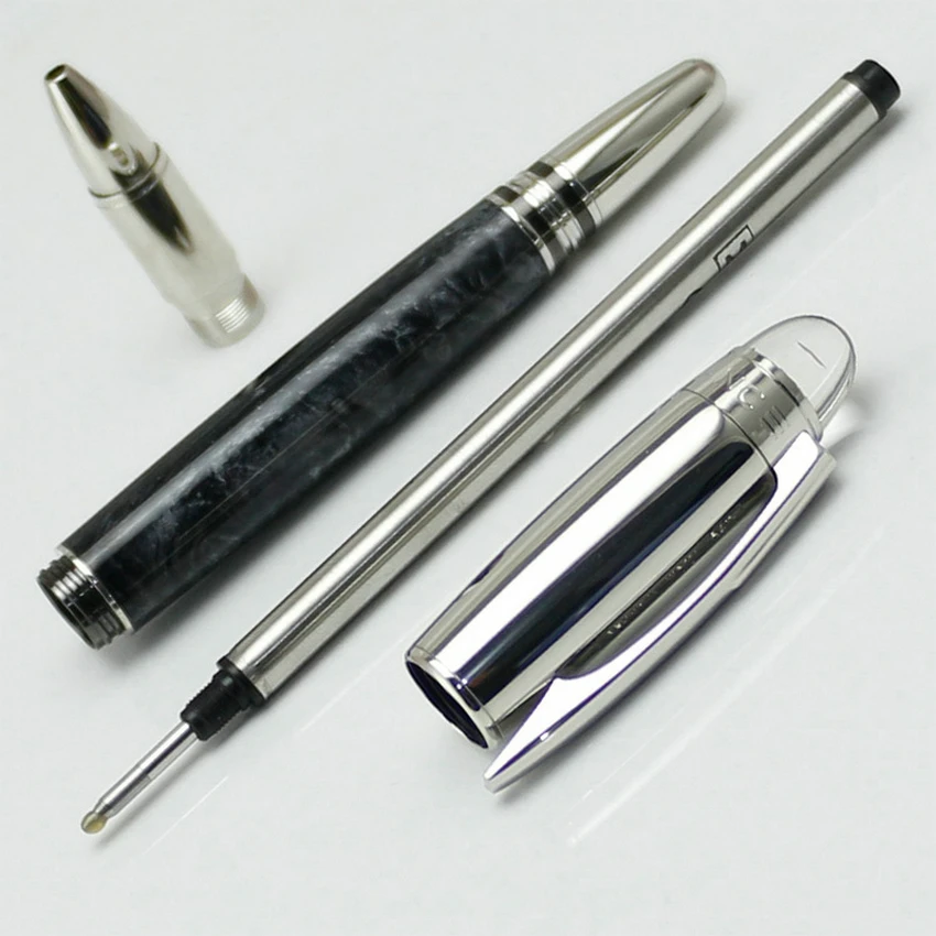 High Quality Ballpoint Pen Rollerball Pens Crystal Head Monte SW Luxury MB Classic Stationery Smooth with Serial Number