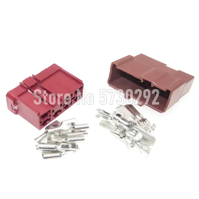 7P 6098-0214 6098-0212 Automotive High Current Unsealed Connector Plastic Housing Wiring Harness Plug Auto Adapter